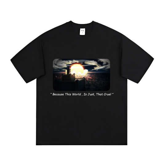 Cruel World - (T-shirt) - (Attack On Titan S3 Part 2 Ep 3- Chapter 78)