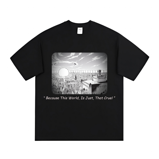 Cruel World 3 - (T-shirt) - (Attack On Titan S3 Part 2 Ep 3- Chapter 78)