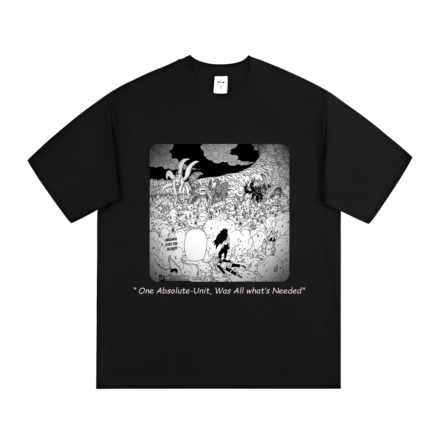 Madara Vs All Bijuu - (T-shirt) - (Naruto Chapter 657 - Ep 391 )