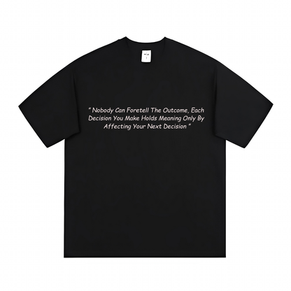 Foretell The Outcome (T-shirt) - Quotes - #4 - (Attack On Titan)