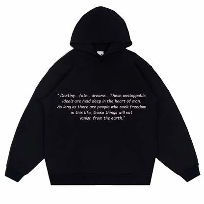 Destiny - Fate - Dreams (Hoodie) - Quotes - #15 - (One Piece)