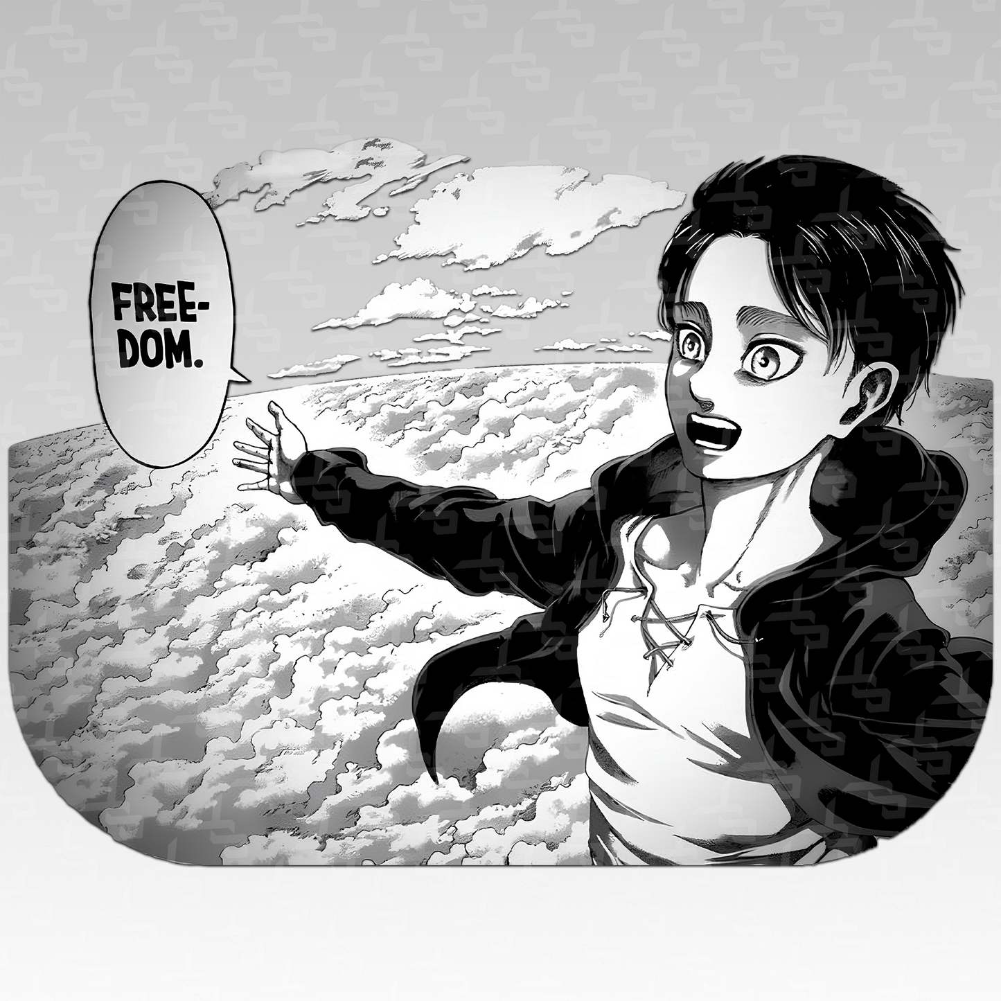 Eren Freedom - (T-shirt) - (Attack On Titan Chapter 131 - Ep SP1)