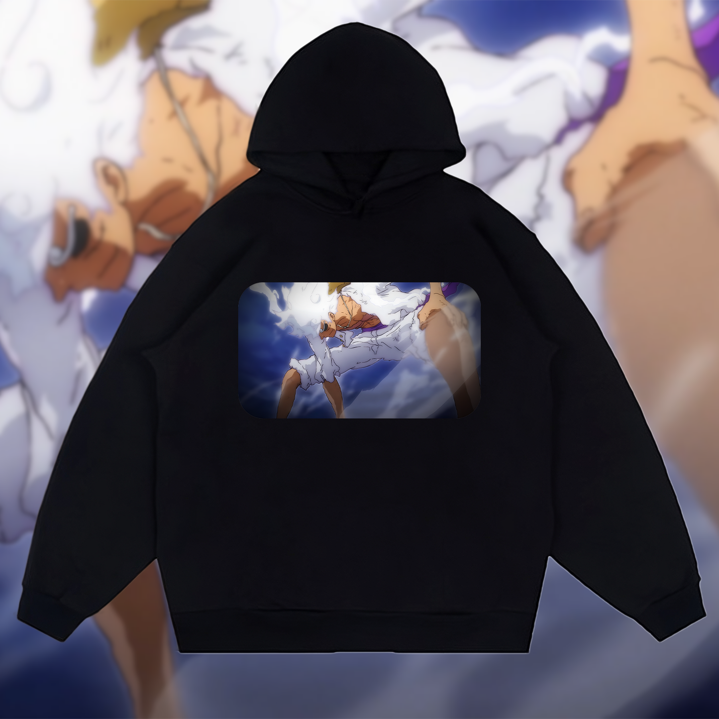 Luffy Gear 5 (Hoodie)-(One Piece Ep 1072- Chapter 1045)