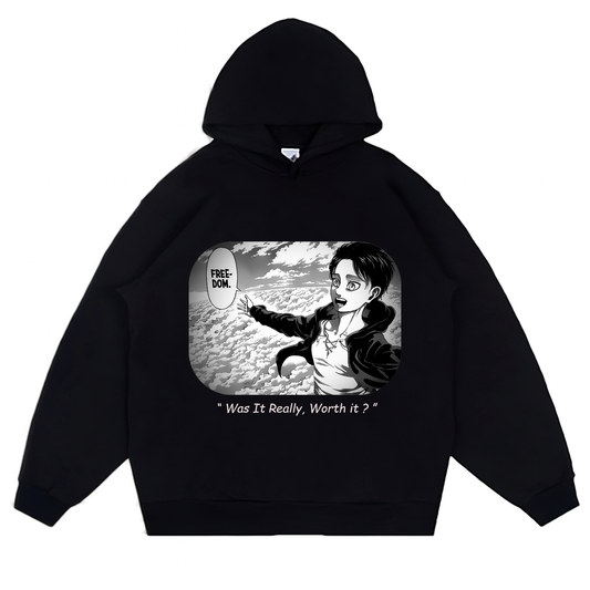 Eren Freedom - (hoodie) - (Attack On Titan Chapter 131- Ep SP1)