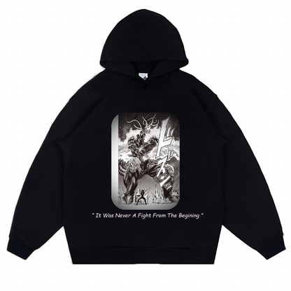 Garo Vs Orotchi - (Hoodie) - (One Punch Man Chapter 92)