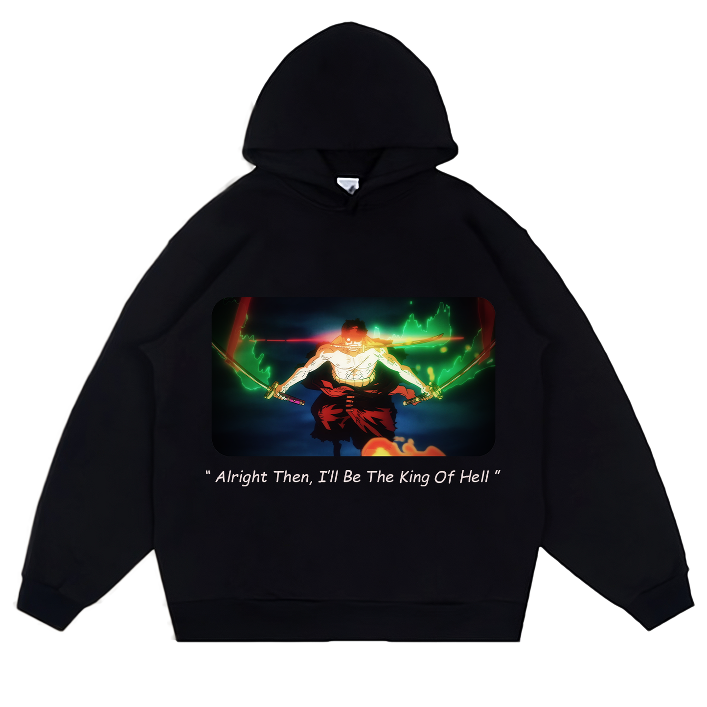 King Of Hell Zoro - (Hoodie) - (One Piece Chapter 1036 - Ep 1062)