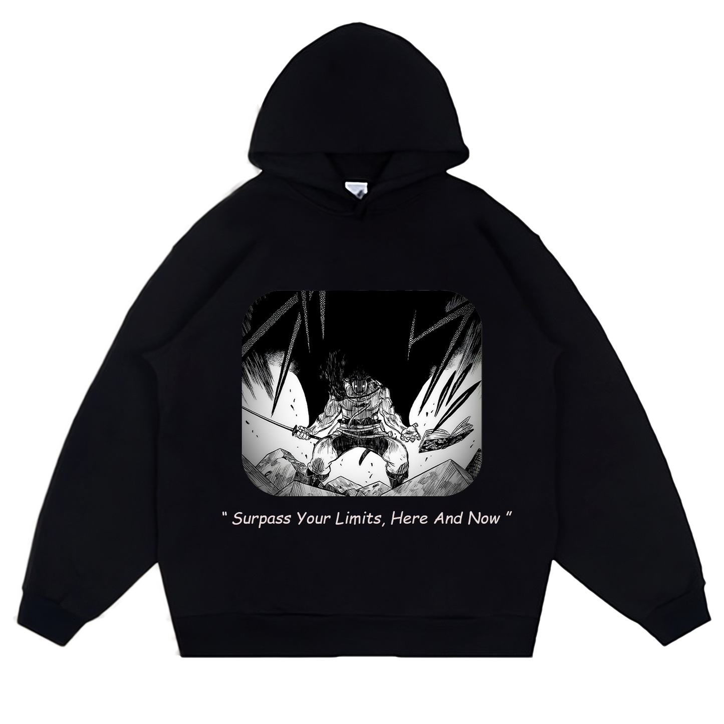 Surpass Your Limits (Hoodie) - (Black Clover)