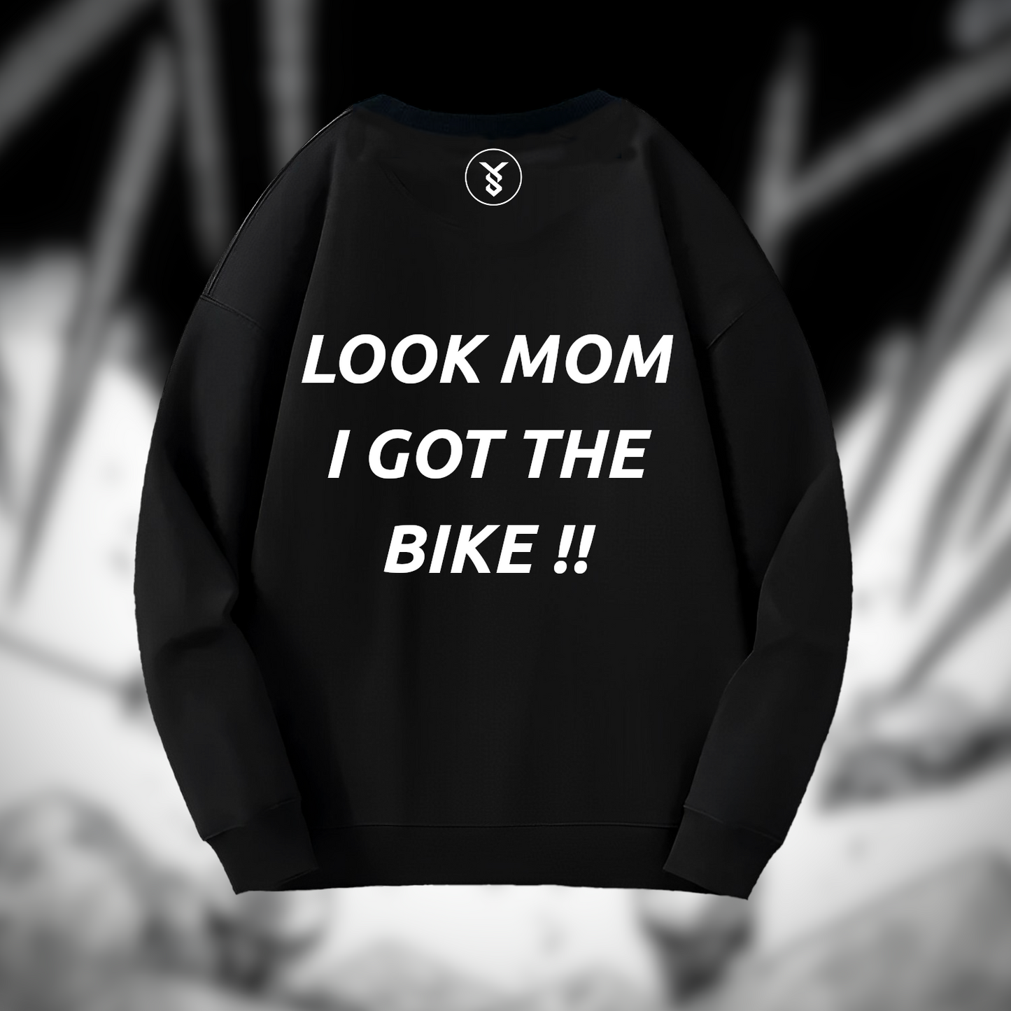 Mom I Got The Bike !! ( yami) - (Sweatshirt) - (Bikes)