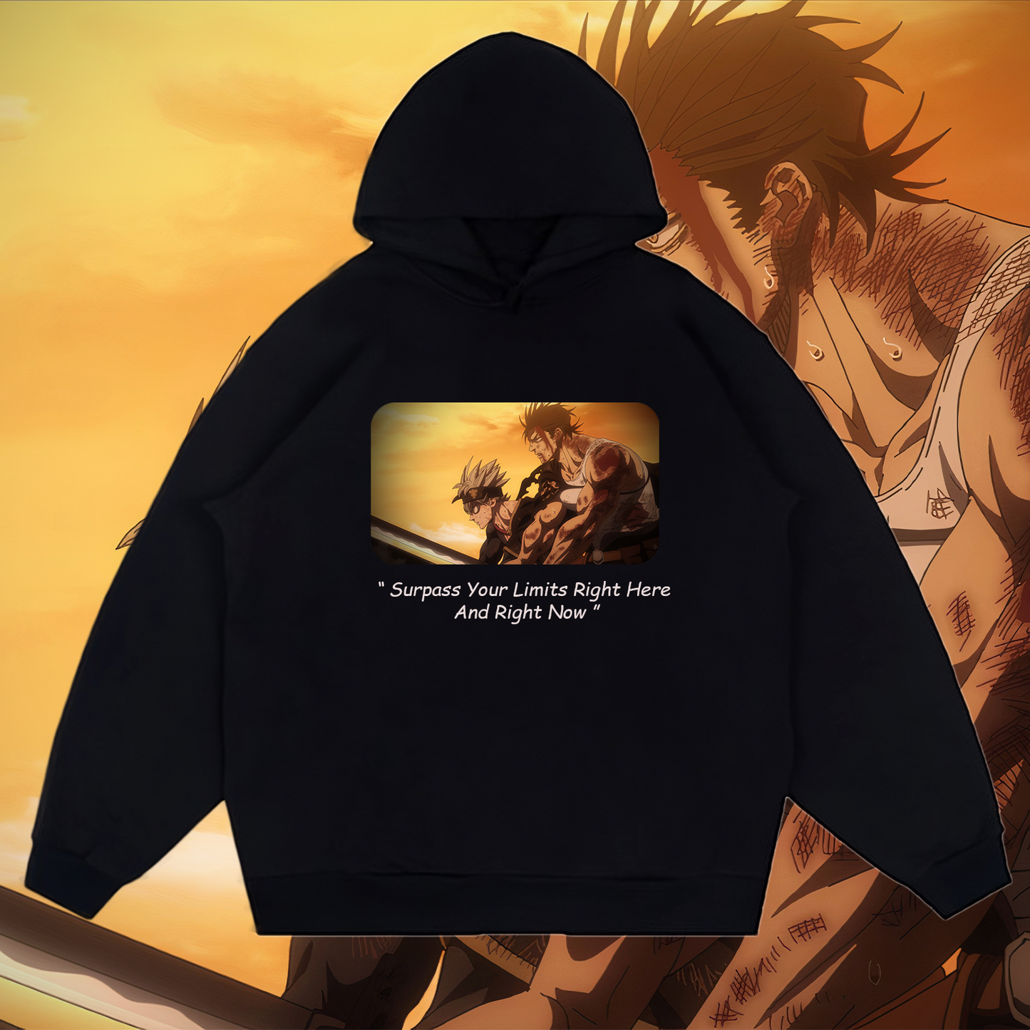 yami & Asta vs Dante - (Hoodie) - (Black Clover Chapter 258-Ep 166)