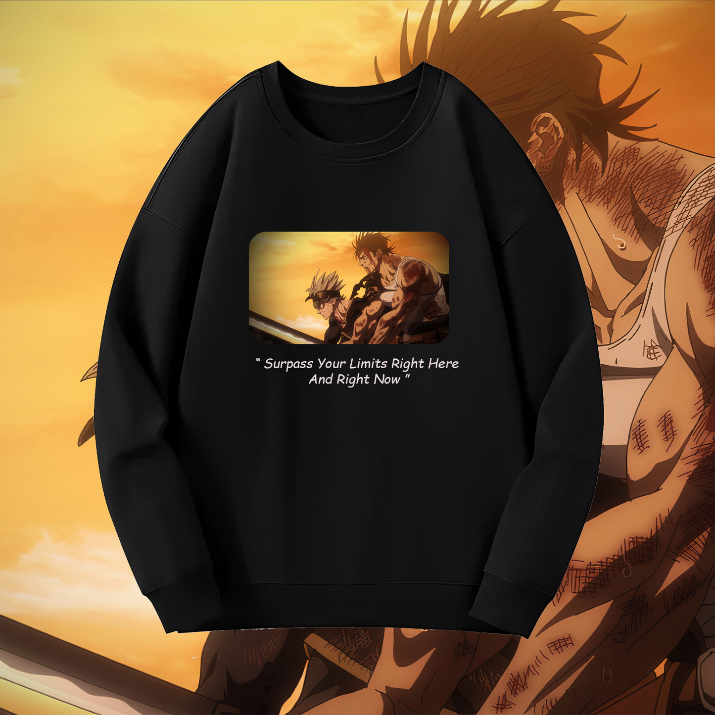 yami & Asta vs Dante - (Sweatshirt) - (Black Clover Chapter 258-Ep 166)