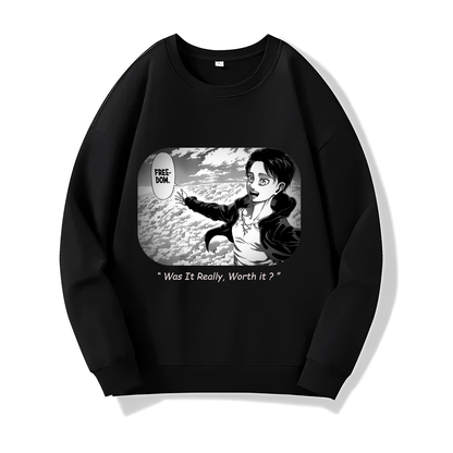 Eren Freedom - (Sweatshirt) - (Attack On Titan Chapter 131 - Ep SP1)