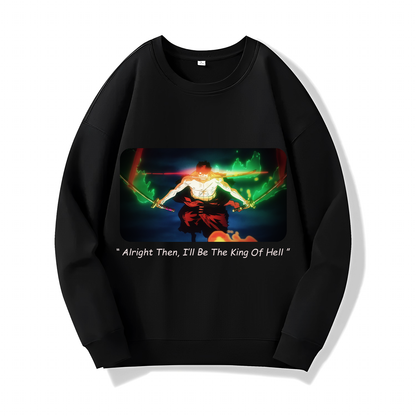 King Of Hell Zoro - (Sweatshirt) - (One Piece Chapter 1036 - Ep 1062)