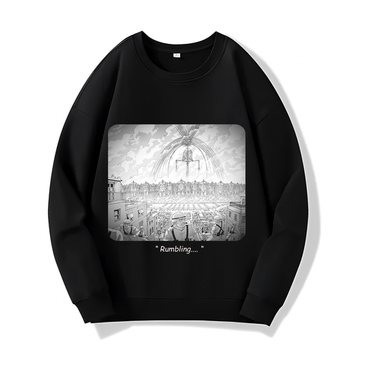 Rumbling Eren- (Sweatshirt) - (Attack On Titan Chapter 130 - S4 P2 Ep 12)