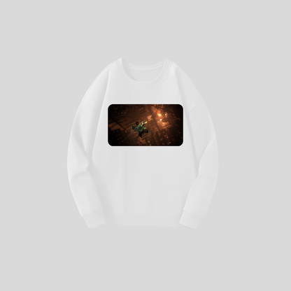 Tanjiro Infinity Castle Fall - (Sweatshirt) - (Kimetsu No Yaiba S4 - Ep8)